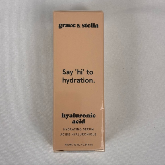 Grace & Stella Hyaluronic Acid Hydrating Serum “Say Hi to Hydration” .34 fl oz - Picture 1 of 4